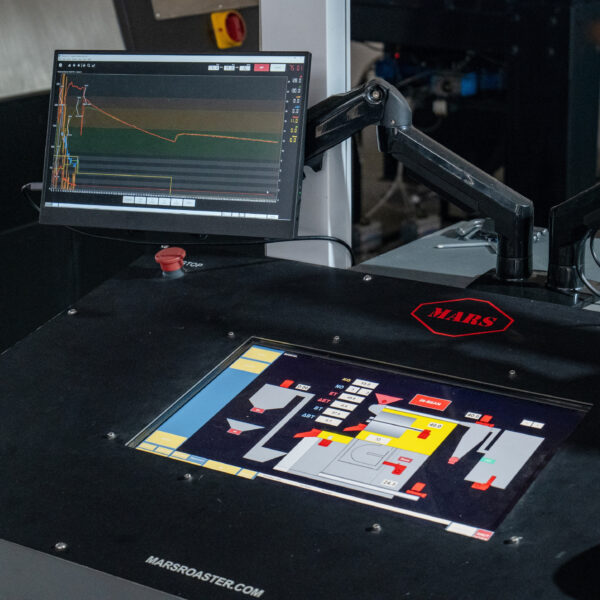 Central Sensor Data System Controlling Mars V5 AI Coffee Roasting
