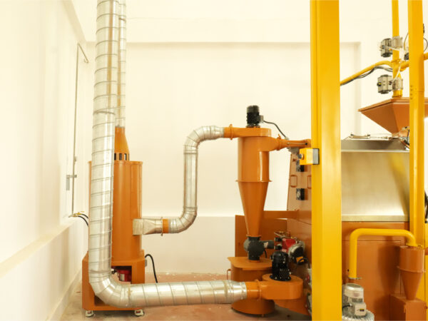 hệ thống xử lý khói mùi trong quá trình rang cà phê