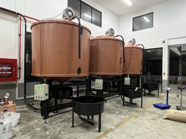 coffee dosing hopper, automatic weighing system, green bean feeding system