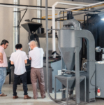 hệ thống máy rang cà phê, dây chuyền rang cà phê khép kín, hệ thống rang cà phê tự động