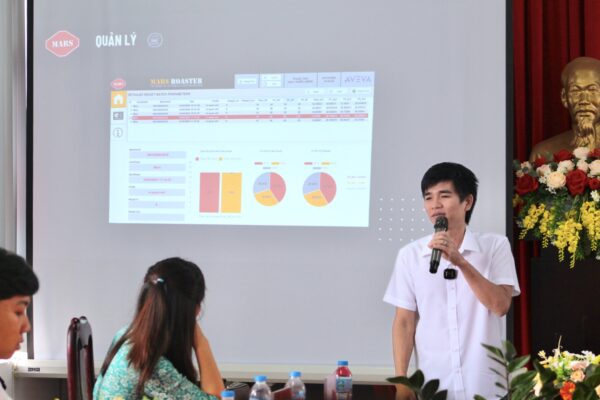 Nội dung về công nghệ và dữ liệu trong phần trình bày MARS V5